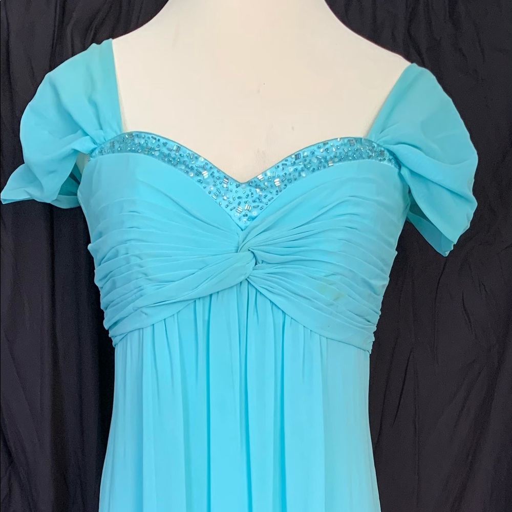 Ethereal formal corset bodice gown